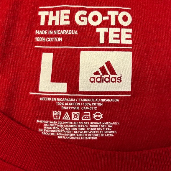 UoL University of Louisville Cardinals, Adidas The Go to Tee shirt size large - Picture 4 of 4